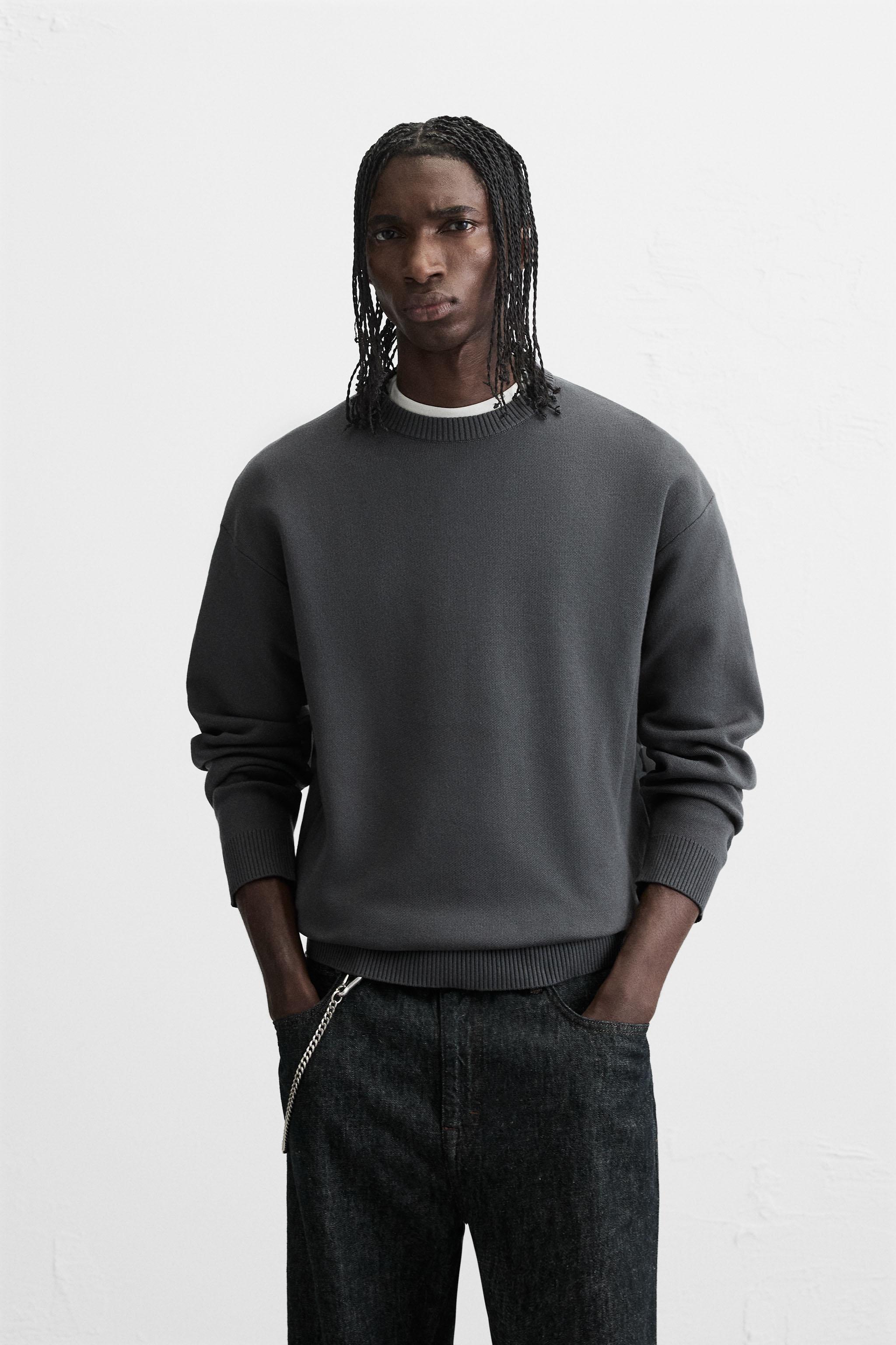 SOFT TEXTURED KNIT SWEATER